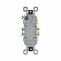 Pass & Seymour TradeMaster Duplex Receptacle Outlet, 2 -Pole, 15 A, 125 V, Side Wiring, NEMA: 5-15R, Ivory 3232TRI